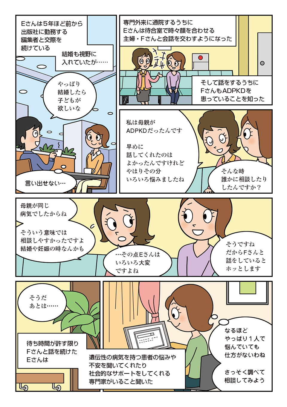 マンガで紹介 話してみたい、病気のこと02